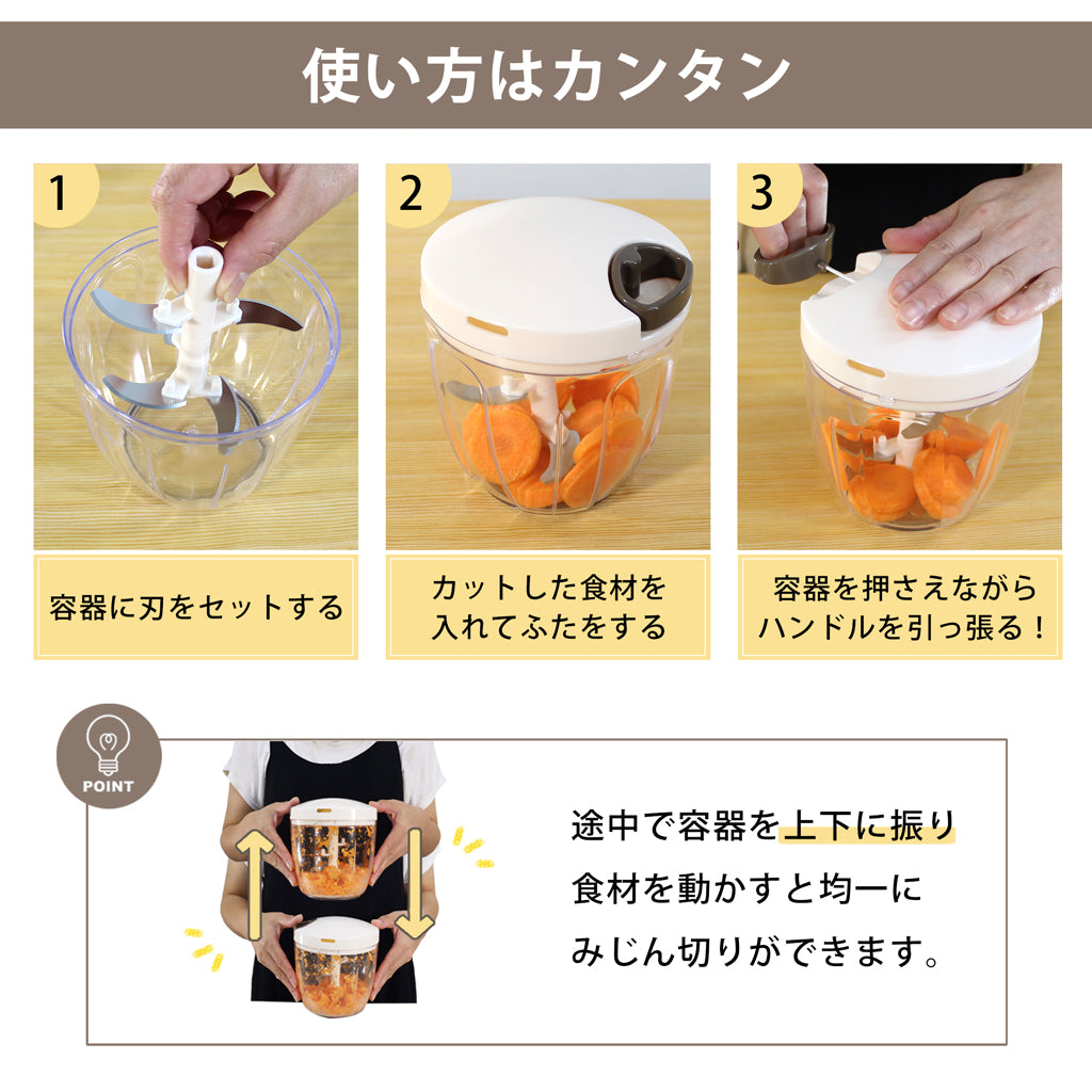 【強化版】ぶんぶんチョッパー5S 900ml BBC-23