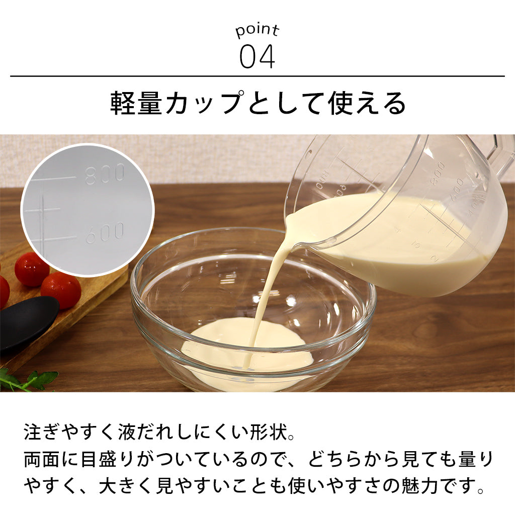 【電子レンジ対応 / レシピ付】ぶんぶんチョッパー専用容器 900ml BPX-900