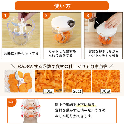 【強化版】ぶんぶんチョッパー5S 900ml