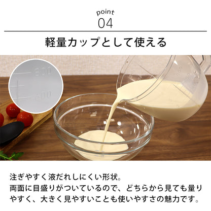 【電子レンジ対応 / レシピ付】ぶんぶんチョッパー専用容器 900ml BPX-900